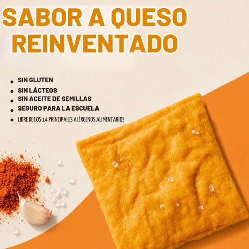 Vista 4 de Every Body Eat Snack Thins, sabor sin queso, vegano, sin gluten y sin lácteos (paquete de 6)