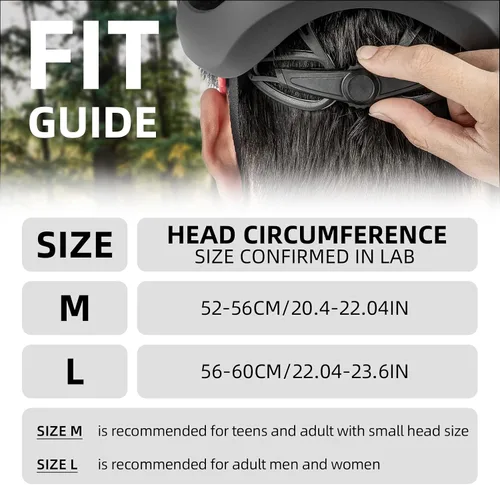 Vista 6 de ROCKBROS Bike Helmet Adult Bicycle Helmet for Men Women Lightweight Comfortable Cycling Helmets Adjustable Helmets for Youth Bike Accessories