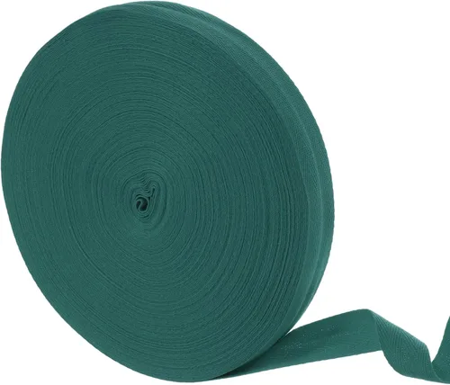 Vista 34 de uxcell Cinta de sarga de algodón de 50 yardas, cinta de espiga de 3/8 pulgadas para coser ropa, manualidades (azul)