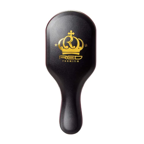 Vista 3 de Rojo Premium 2 cerdas en 1 cuerpo mixto Club Boar Brush X BowWow (medio y duro)