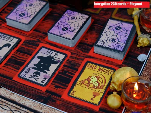 Vista 8 de Juego de cartas de inscryption con 230 cartas laminadas