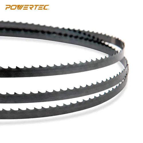 Vista 3 de POWERTEC Hojas de sierra de cinta de 59-1/4 pulgadas surtido para carpintería y corte de metales no ferrosos, hojas de sierra de cinta para sierra