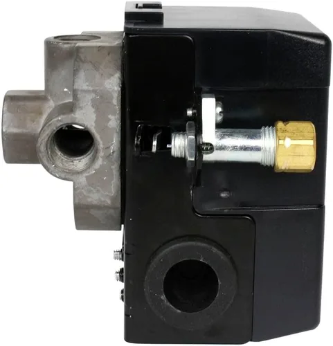 Vista 3 de Válvula de control resistente 140-175 PSI del interruptor de presión del compresor de aire de 4port 26 amperios