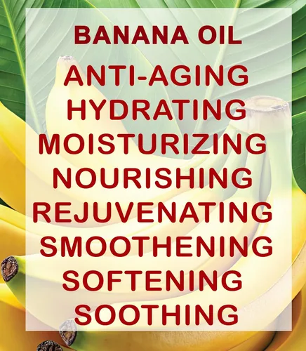Vista 6 de Botanical Beauty Aceite de plátano 100% natural puro, virgen, sin refinar, aceite portador prensado en frío para cara, piel, cabello, labios, uñas