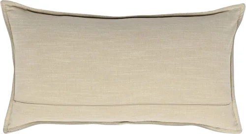 Vista 2 de Kosas Home Cheyenne - Almohada de piel 100% de 14 x 26 pulgadas, color marrón castaño