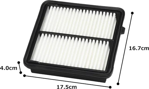 Vista 2 de AISIN ARFH-9003 - Filtro de aire para autos Honda Fit Freed Spike compatible con número de modelo 17220-RB0-000, color blanco