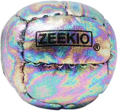 Vista 2 de Zeekio Galaxy Malabarismo - Bola de cuero prémium de 12 paneles, 4.59 oz, 2.638 in - (1) bola individual
