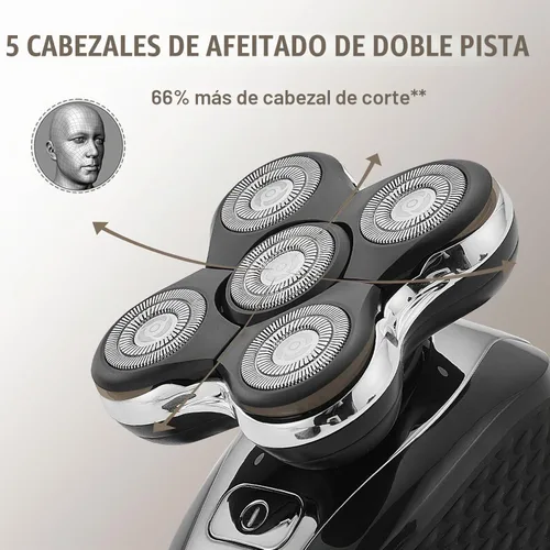 Vista 2 de Hojas de repuesto para afeitadora de cabeza Pro compatibles con Remington Balder Pro, modelo XR7000, afeitado eléctrico de precisión para hombres