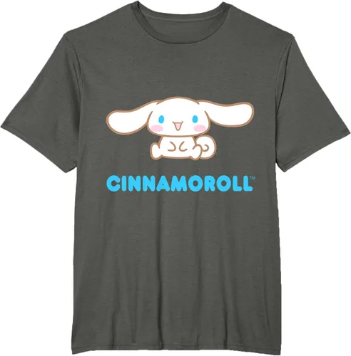Vista 8 de Cinnamoroll Character Front and Back T-Shirt S Negro