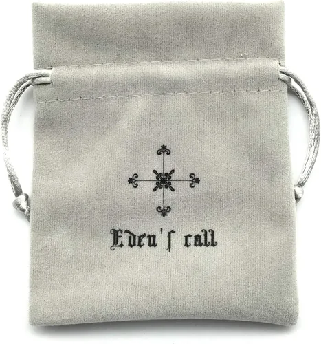 Vista 5 de EDEN'S CALL Collar con colgante de piedra de cristal curativo natural para mujeres y hombres, ajustable, hecho a mano con alas de ángel, Piedra