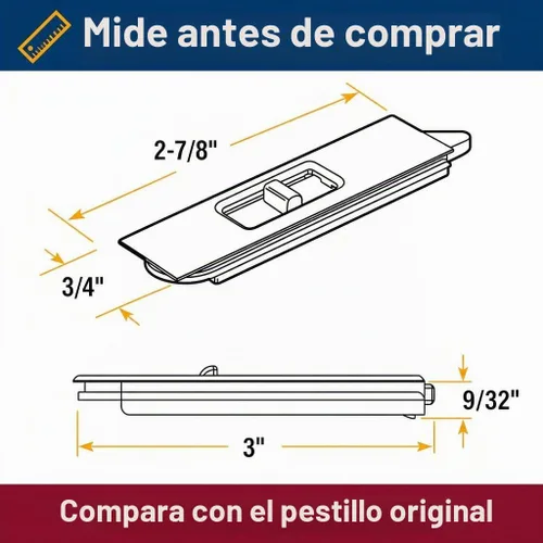 Vista 5 de Par de cerrojo corredizo a presión Prime-Line F 2734 construcción de plástico blanco, con resorte