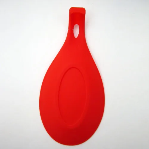 Vista 5 de Soporte de cuchara de silicona resistente al calor para utensilios de cocina, soporte para espátula, herramienta de cocina
