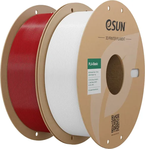 Vista 13 de eSUN Filamento PLA Basic de 0.07 in, naranja, carrete de 2.2 libras 1.anaranjado
