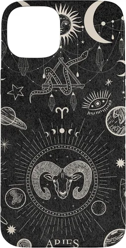Vista 9 de Carcasa para iPhone 17 con signo del zodiaco astrológico y estético celestial de Aries