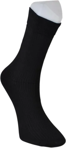Vista 2 de Solonine - Calcetines de vestir para hombre, suaves y ligeros, de algodón, cómodos y estampados, 5 pares