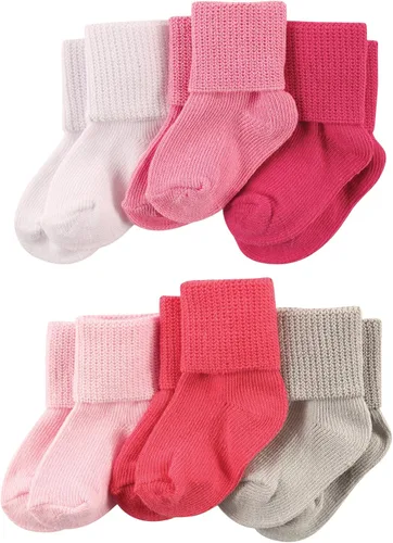 Vista 12 de Luvable Friends Conjunto de calcetines unisex para bebé recién nacido y bebé