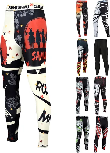 Vista 12 de Roar MMA - Pantalones de compresión para entrenamiento de gimnasio