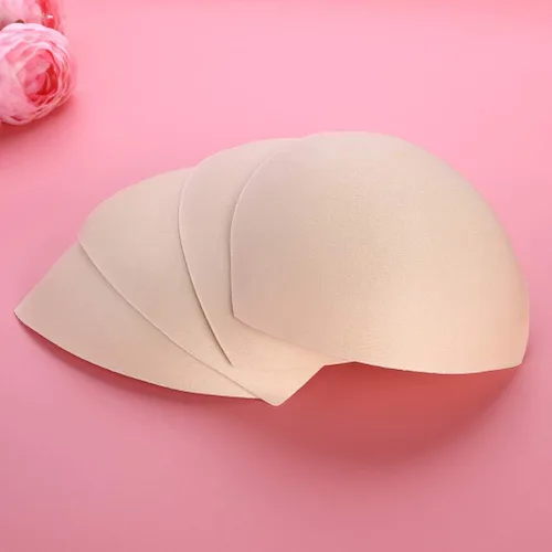 Vista 8 de TENDYCOCO 6 pares de almohadillas de brasier para mujer, almohadillas de bikini y copas (blanco, negro, beige)