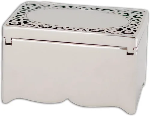 Vista 5 de Cherished Moments Caja de recuerdo rectangular pequeña de filigrana personalizada con mensaje grabado personalizado para regalo SWEET de 16