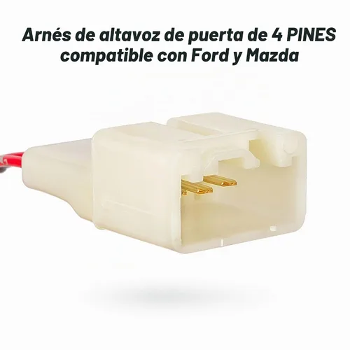 Vista 5 de RED WOLF Conector de arnés de cableado para altavoz de puerta de automóvil para Ford F150 Escape Focus Bronco Mustang Mazda 2 6 CX5 2011-2021