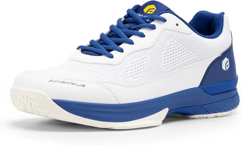 Vista 2 de FitVille Wide Pickleball Shoes for Men Tennis Shoes Sneakers for All Court Racquetball Mens Athletic Shoes with Arch Support