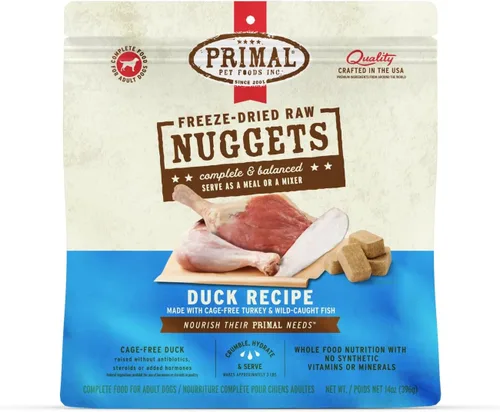 Vista 15 de Primal - Nuggets de alimento crudo liofilizado para perros, res, comida completa y balanceada, también se puede utilizar como complemento o premio