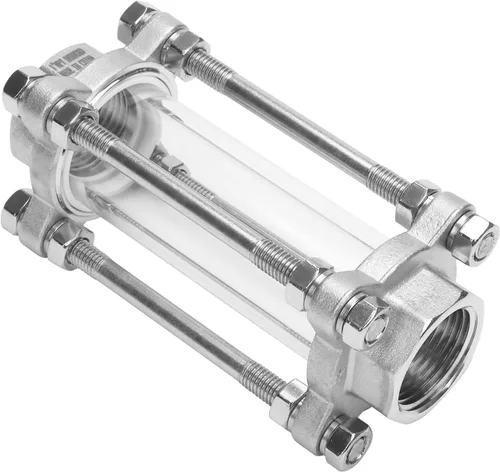 Vista 7 de DERNORD Vidrio de visión en línea con rosca hembra, vidrio de vista sanitaria recta de flujo SUS316 1" NPT hembra