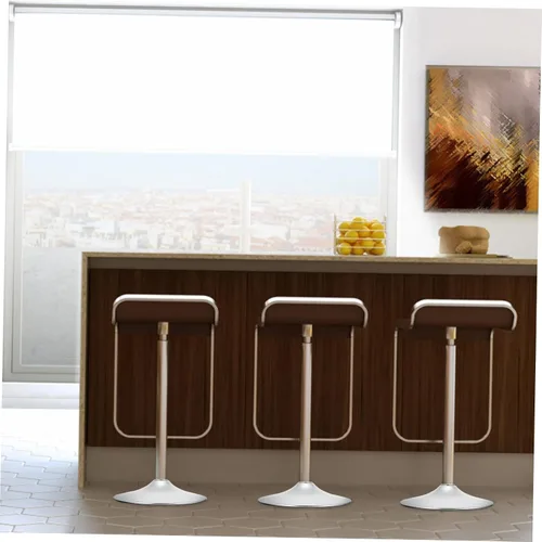 Vista 9 de Homoyoyo Base de barra de acero de repuesto práctico de aluminio para taburete de barco, plato giratorio, soporte para silla de cocina, taburete