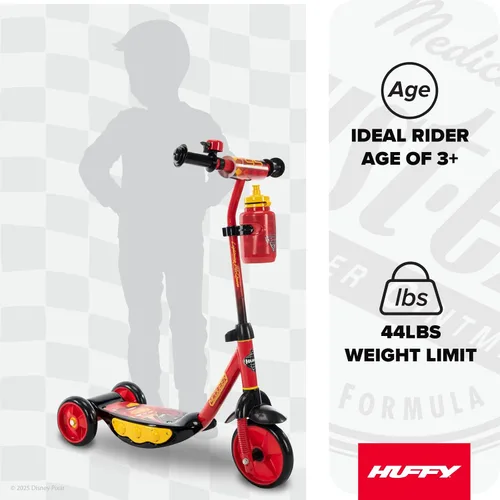 Vista 11 de Huffy Toddler 3-Wheel Scooters, Multiple Colors/Character Graphics, Ages 3+ Scooters for Balance and Learning, Non-Slip Decks, Durable Frames