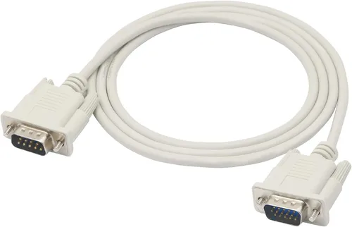 Vista 2 de 4.5 pies DB 9 Pin macho a VGA 15 Pin macho cable adaptador RS232 a VGA cable de conversión para computadora, impresoras, escáneres