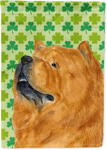 Vista 143 de Caroline's Treasures SS4442GF Affenpinscher Bandera de jardín con retrato de trébol del día de San Patricio para buzón, bandera decorativa