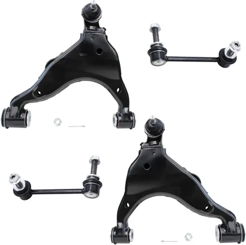 Vista 191 de Detroit Axle - Barras estabilizadoras de brazos de control delanteros 4WD para Ford 2005-2008 F-150 Lincoln Mark LT, 2 brazos de control superiores