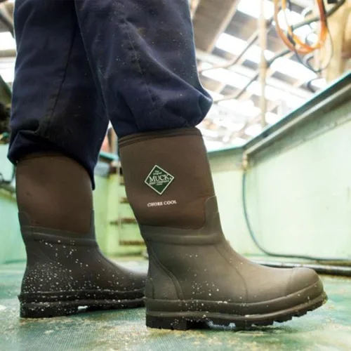 Vista 10 de Muck Boot Botas industriales y de construcción Chore Cool Mid-u para mujer, marrón, 10 Mujeres 9 Hombres US, Marrón