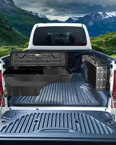 Vista 7 de SCITOO Cerradura y llaves caja de almacenamiento para caja de camión Tits para Chevrolet Colorado 2015-2020, para GMC Canyon 2015-2020 lado