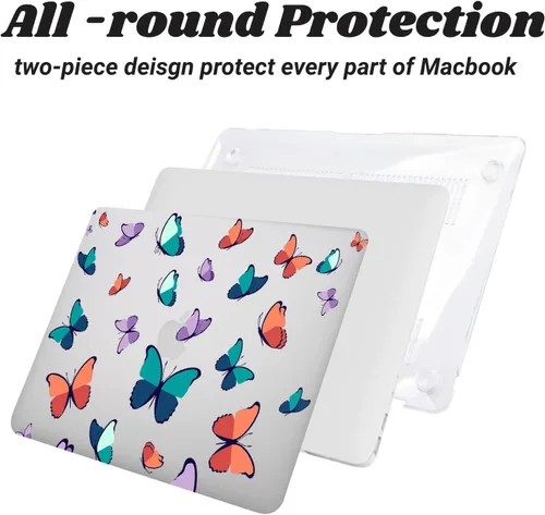 Vista 76 de Funda rígida compatible con MacBook Pro de 13 pulgadas 2012 2011 2010 2009 2008 versión A1278 con CD-ROM, funda de plástico para laptop cubierta
