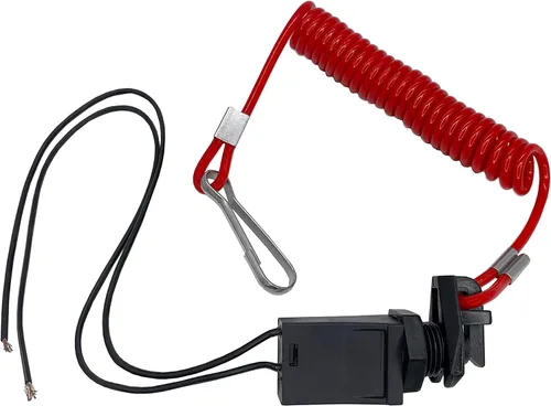 Vista 2 de F.S.P Interruptor de apagado y cordón de seguridad de repuesto para OMC Johnson Evinrude Sierra MP28870, 432230, 585134