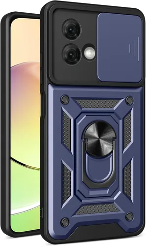 Vista 106 de Compatible con Tecno Pova Neo 2 Bracket Shell, con cubierta deslizante para lente de cámara compatible con Tecno Pova Neo 2 LG6n Case Negro