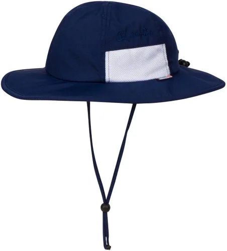 Vista 18 de SwimZip, sombrero unisex para niños, ala ancha, protección solar FPS 50, ajustable. Aguamarina