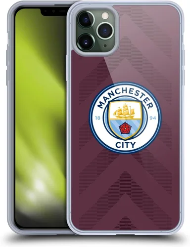 Vista 146 de Head Case Designs Funda de gel con licencia oficial del Manchester City Man City FC Away 2022/23 [protección de grado militar] compatible con Apple