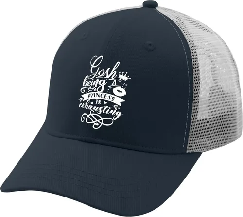 Vista 2 de Hat Gosh Being a Princess is Exhausting Baseball Caps, Vintage Cap for Women