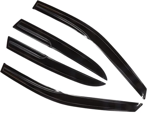Vista 5 de FINDAUTO Juego de 4 piezas de deflector de ventana para Honda Honda para Accord Humo Oscuro