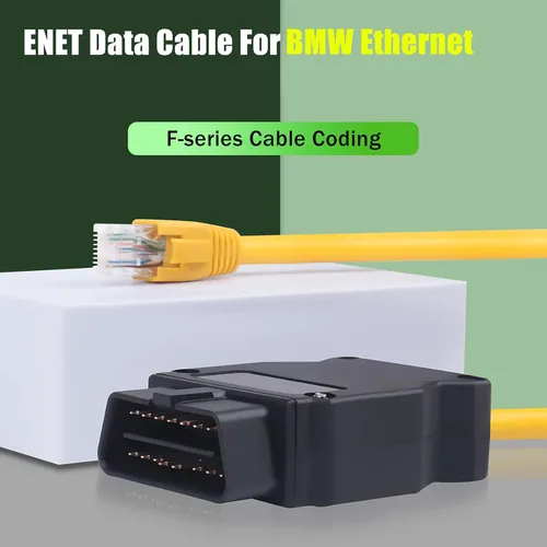 Vista 2 de Cable Ethernet enet RJ45 obd2 cable de Ethernet serie g Cable de interfaz para e-s-y-s bootmod3 i-sta