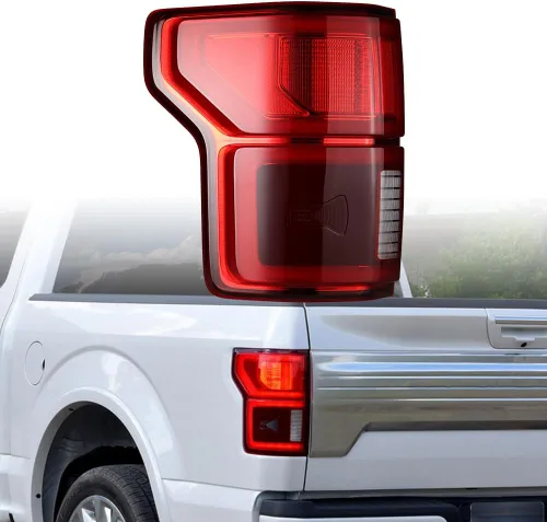 Vista 4 de Astra Depot Juego de luces traseras de freno de marcha atrás, compatible con Ford F150 2018-2020 con punto ciego XL XLT Raptor Lariat King Ranch