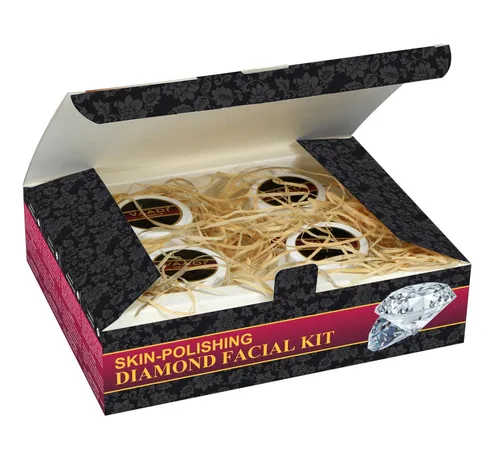 Vista 4 de Vaadi Herbals Kit facial – Kit facial de diamante para pulir la piel, todo natural, adecuado para todo tipo de piel y tanto para hombres como