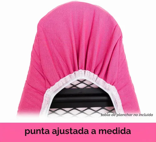 Vista 2 de oliso Funda y almohadilla para tabla de planchar - 100% algodón - Estándar Frambuesa