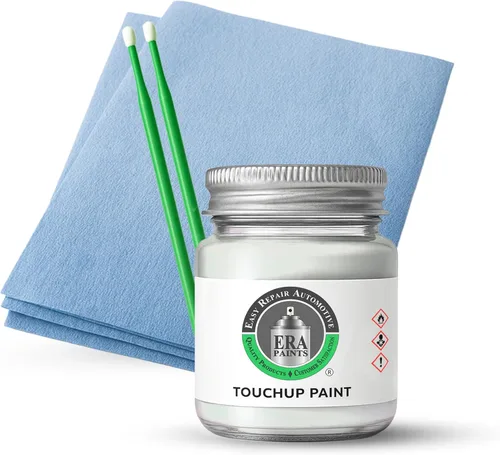 Vista 10 de ERA Paints LY9C - Ibis White para AUDI Exact Match Automotive Touch Up Paint Spray - Kit esencial de 2 K