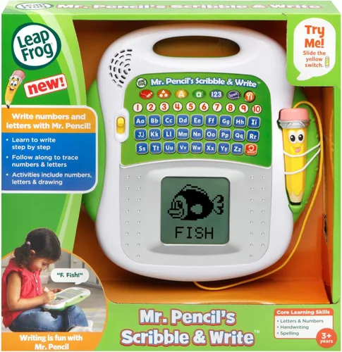 Vista 7 de LeapFrog Garabatos y Escritura del Sr. Pencil, Verde