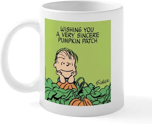 Vista 2 de CafePress Sincere Pumpkin Patch Mug Taza de café de cerámica de 11 oz (11.0 fl oz)
