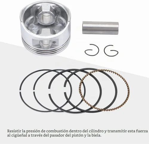 Vista 3 de GOOFIT Kit de montaje de anillo de pistón de 2.260 in para GY6 157QMJ ATV Go Kart ciclomotor Scooter