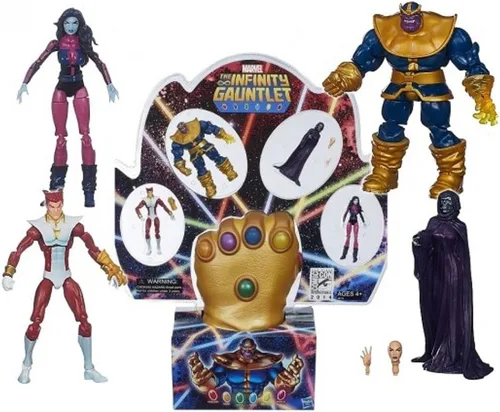 Vista 2 de 2014 SDCC Exclusivo Infinity Guantelete Set Hasbro Marvel Universe Comic Con
